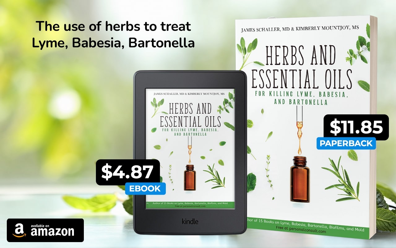 W2K HERBS AND ESSENTIAL OILS FOR KILLING LYME BABESIA AND BARTONELLA 3D Book Mockup 1