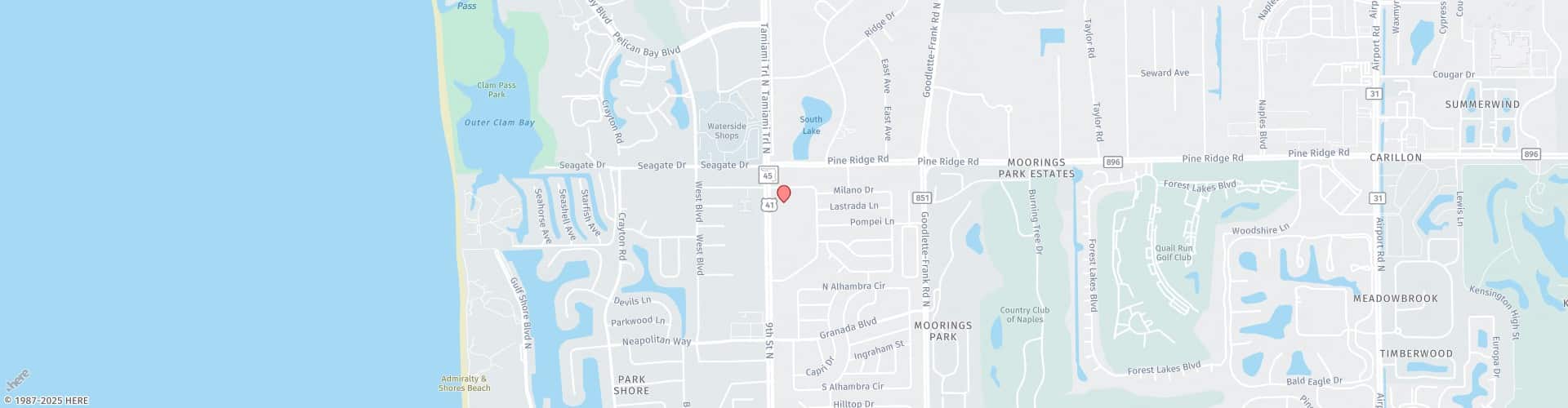 Location Map: 5150 Tamiami Trail N # 305 Naples, FL 34103