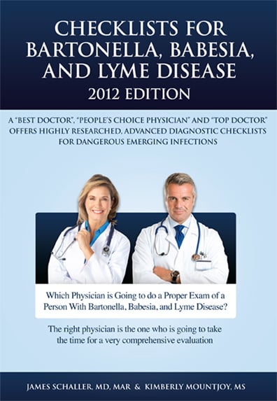 Checklists2012Cover 396x573 1 CHECKLISTS FOR BARTONELLA, BABESIA AND LYME DISEASE